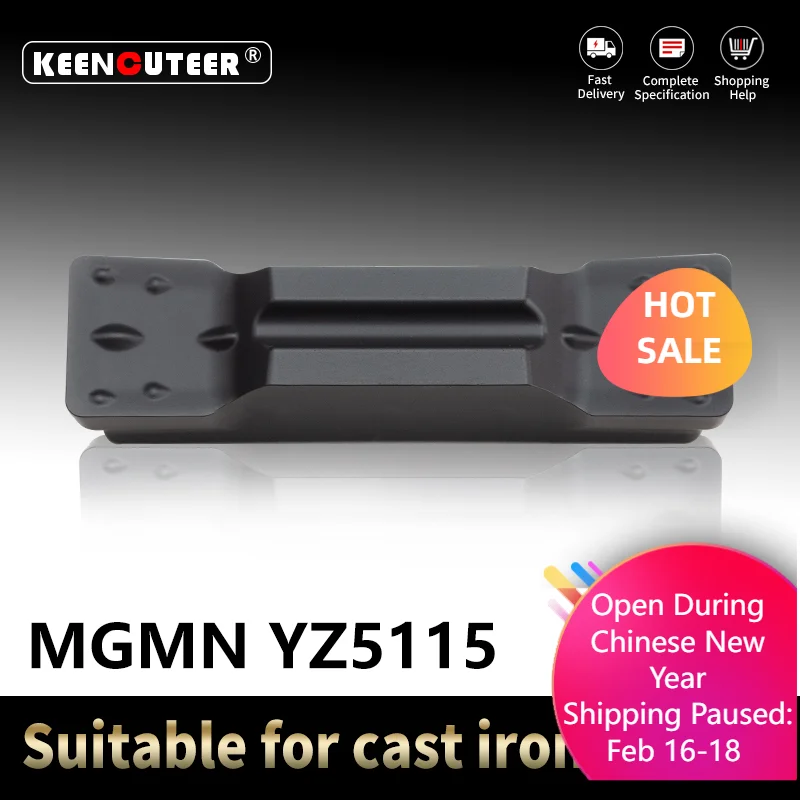 

MGMN 150/200/250/300/400/500/600/800 твердосплавная канавочная вставка, токарный инструмент, шлицевое лезвие, токарный станок с ЧПУ, полная серия