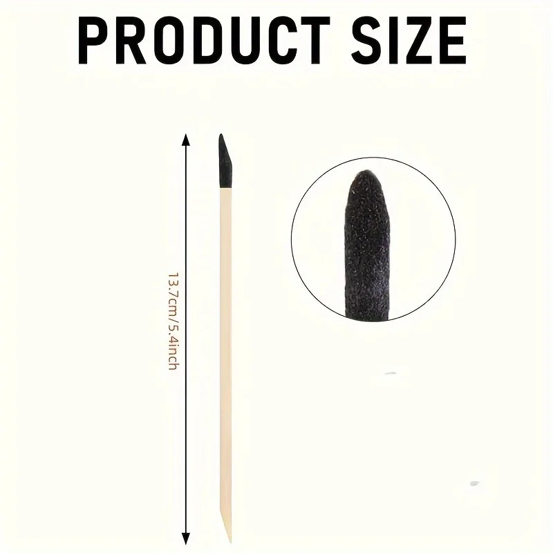 20Pcs Sanding Sticks, Wood Sanding Polishing Sticks, Multi‑Purpose Wooden Sanding Tools for Plastic & Wood Models, Fine Detail P