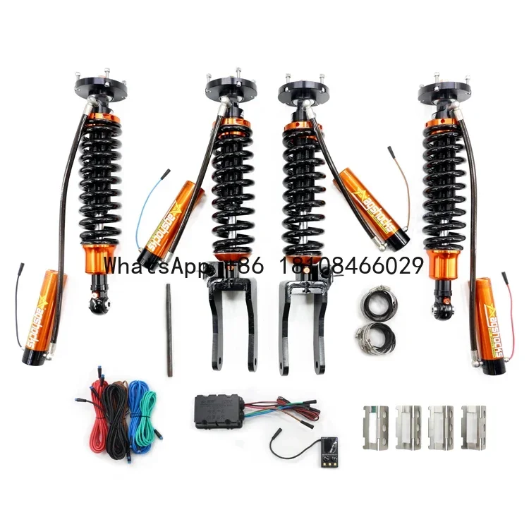 Cayman electronic nitrogen gas compression and reboud  adjustable 2 inch suspension shock lift kit set