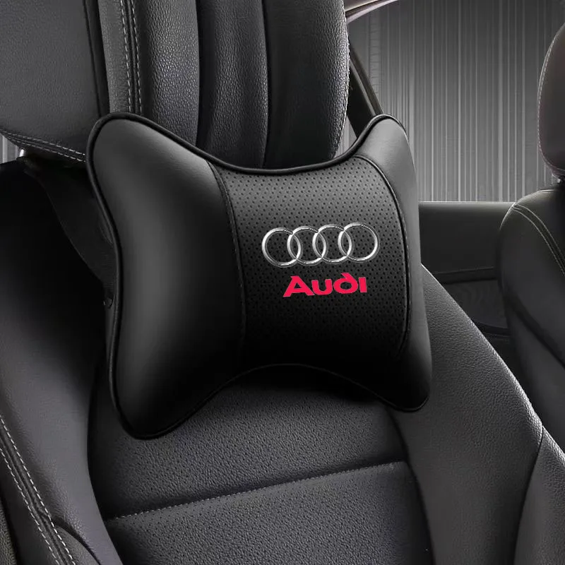 Car Seat Headrest Auto Logo Neck Pillow Car Accessories For Audi Sline A3 A4 B8 8P B9 8V B6 A5 B7 A1 A6 C6 Q3 Q5 Q7 A7 TT S3 S4 view 5