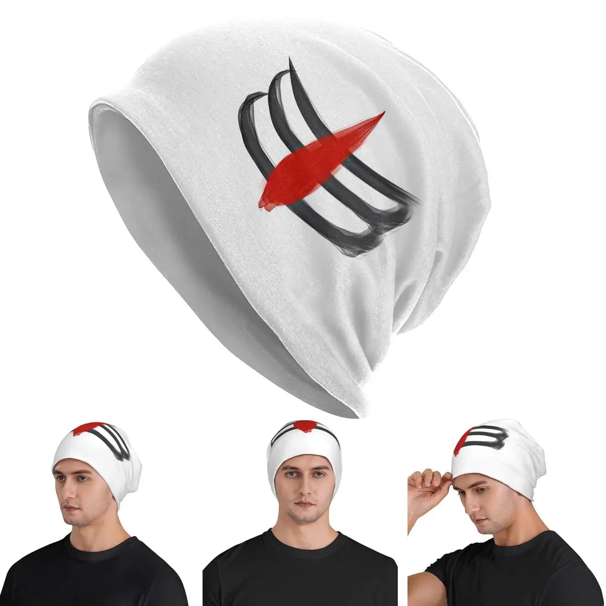 

Шива индуистский Бог Индия Lingam Trishul унисекс шапочки для взрослых шапки вязаная шапка с капюшоном теплая мода осень-зима шапки Skullies