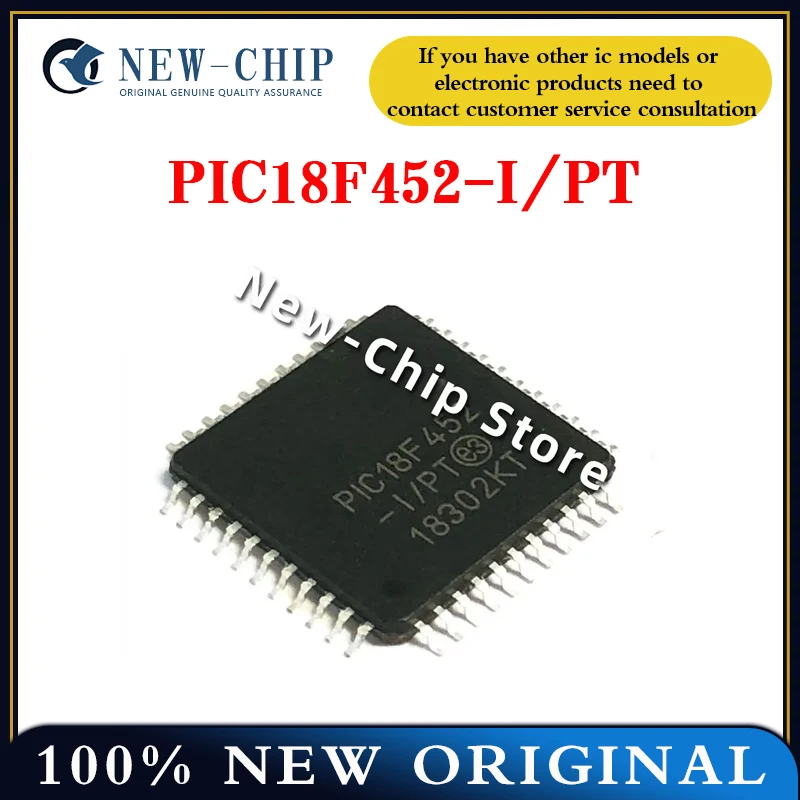 

2PCS-50PCS/LOT PIC18F452-I/PT PIC18F452 TQFP44 New Original