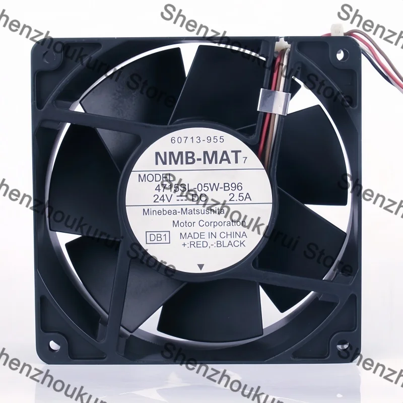 

Original NMB-MAT 4715SL-05W-B96 24V 2.5A 12038 High-Performance Inverter Cooling Fan