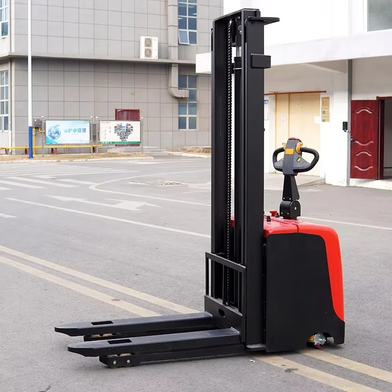 Pallet Stacker 2 Ton 2 Meter Electric Self Loading Electric Hand Stacker Full Electric 2000kg 5000mm Self Loading Forklift
