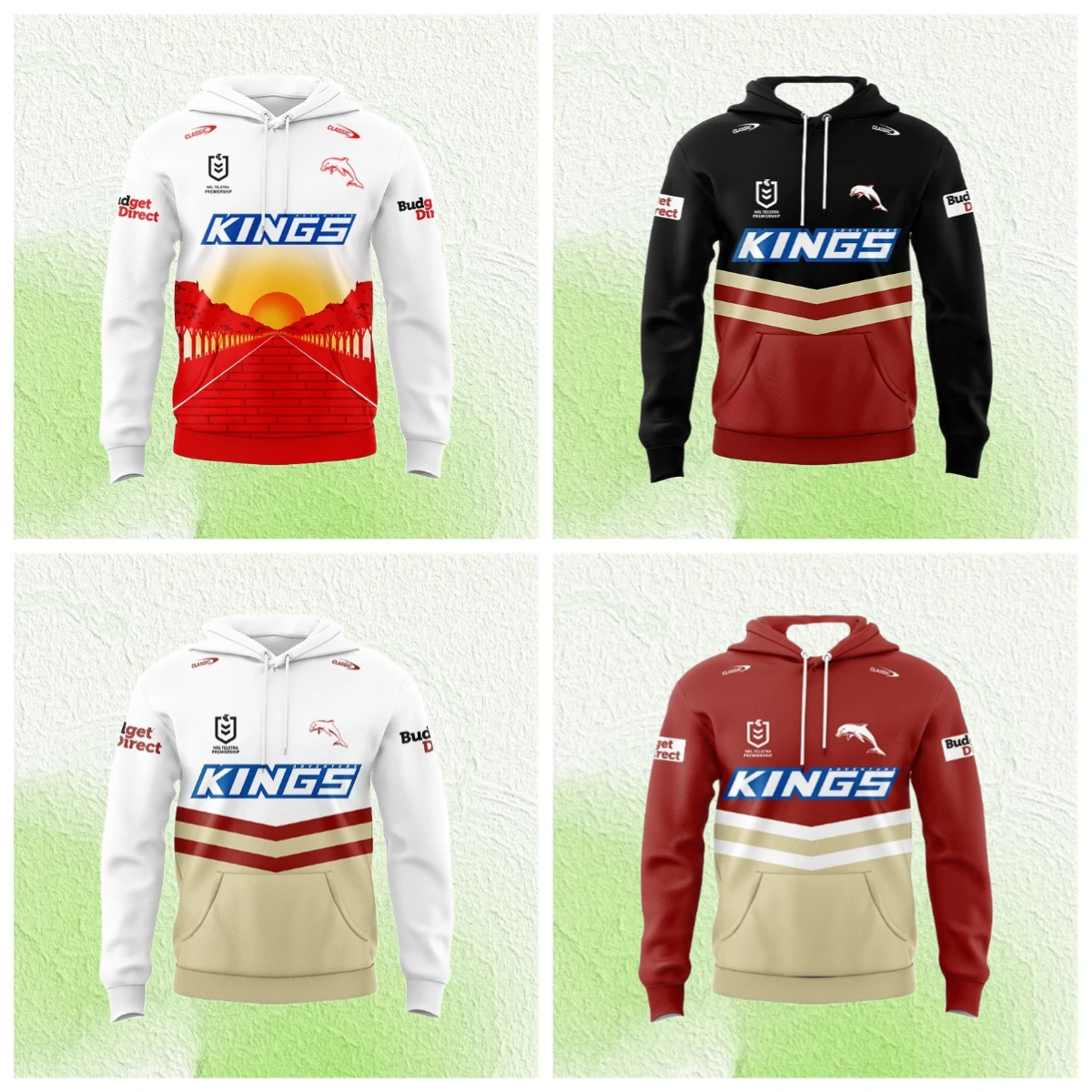 

2025/26 Hot Selling Rugby Training Clothes Hooded Jerseys Dolphin Team Adult Men's and Children's Tops for Spring and Autumn