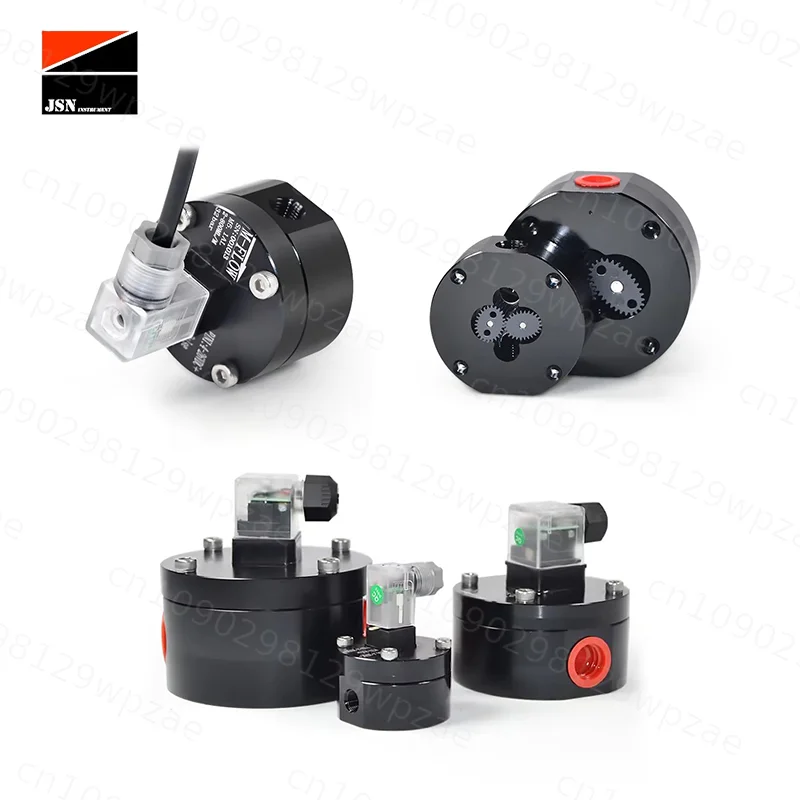 High Precision Micro Gear Flow Meter for Water Accuracy 0.5% Pulse Output
