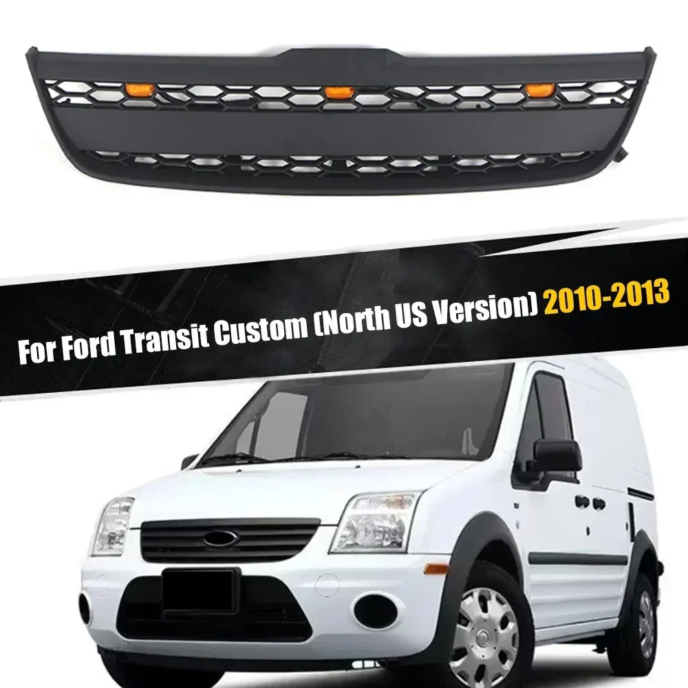 

For Ford Transit Custom (North US Version) 2010-2013 Auto Front Bumper Grille Upper Guard GridAccessories