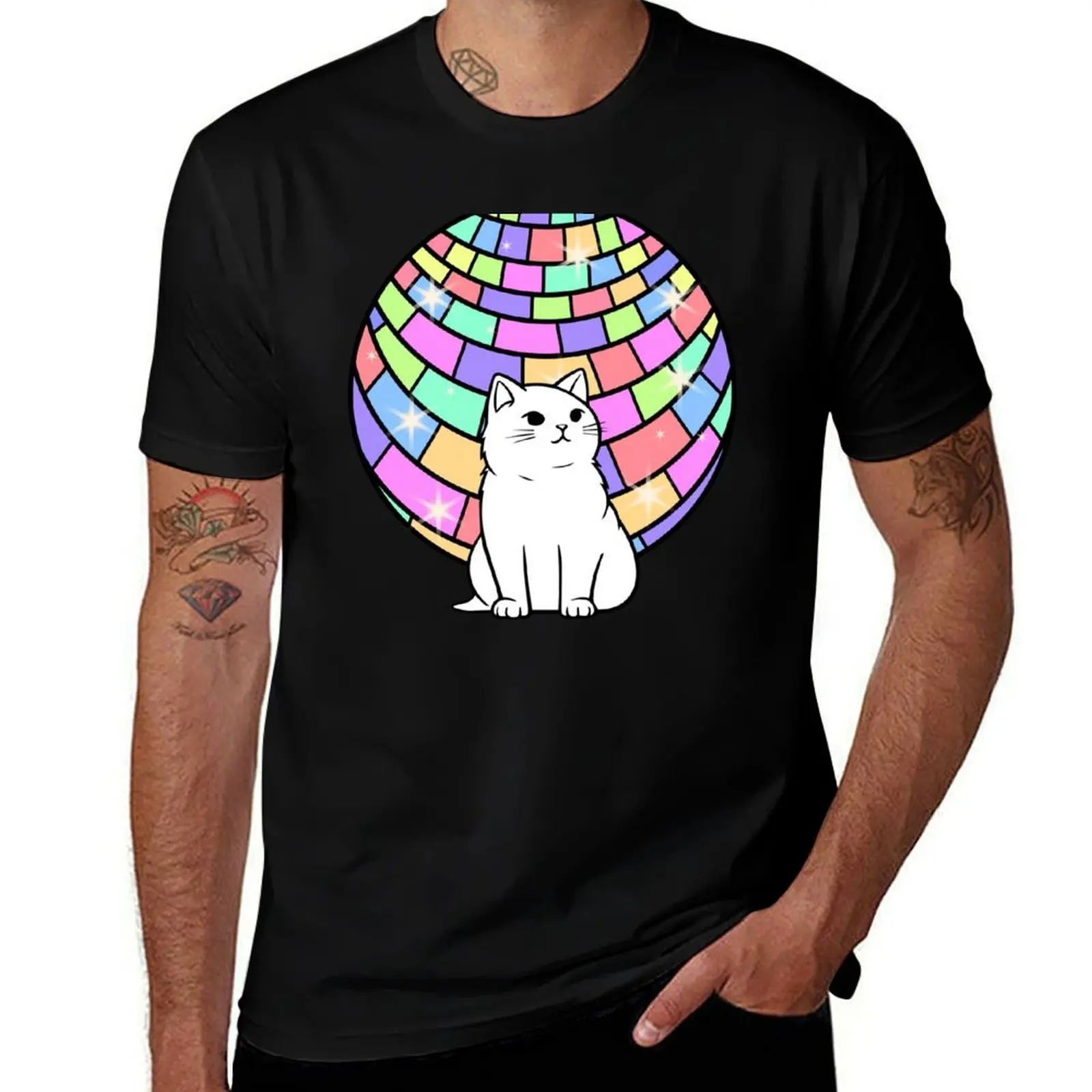 

Purrfect meowy disco eve T-Shirt t shirt man plain t shirt for man T-Shirt