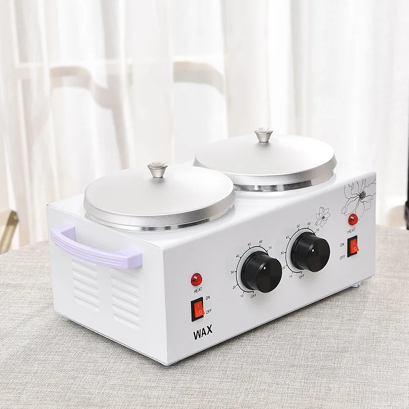 Double furnace wax melting machine, soap melting pot, constant temperature and water barrier, double-head furnace,