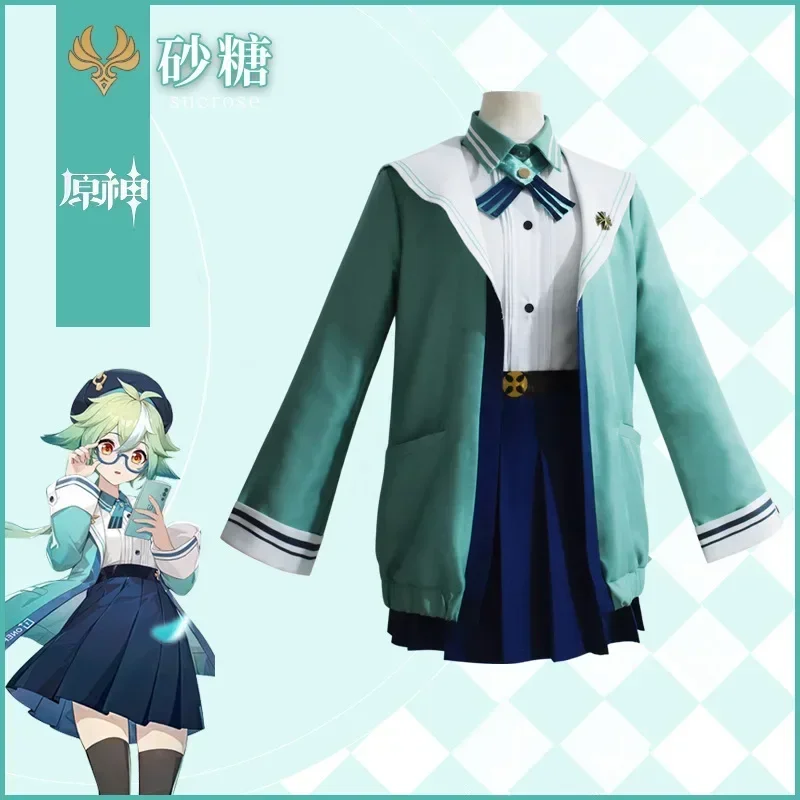 

Game Genshin Impact Anime Cosplay Sucrose Women Costume