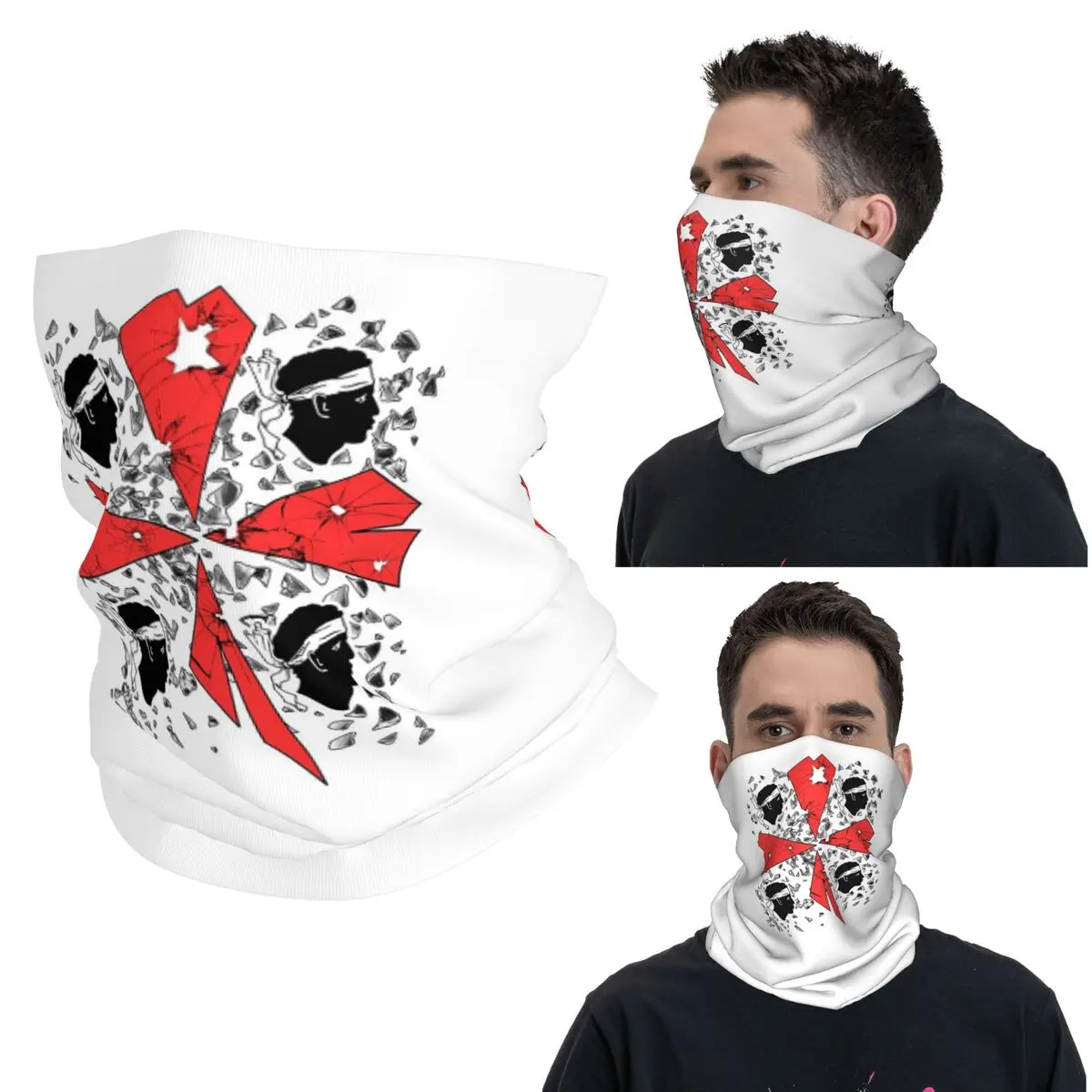 

Флаг Корсики, французская корсиканская гордость, бандана, шейный чехол, шарф для лица с принтом, многофункциональная маска для лица для мужчин, женщин, взрослых