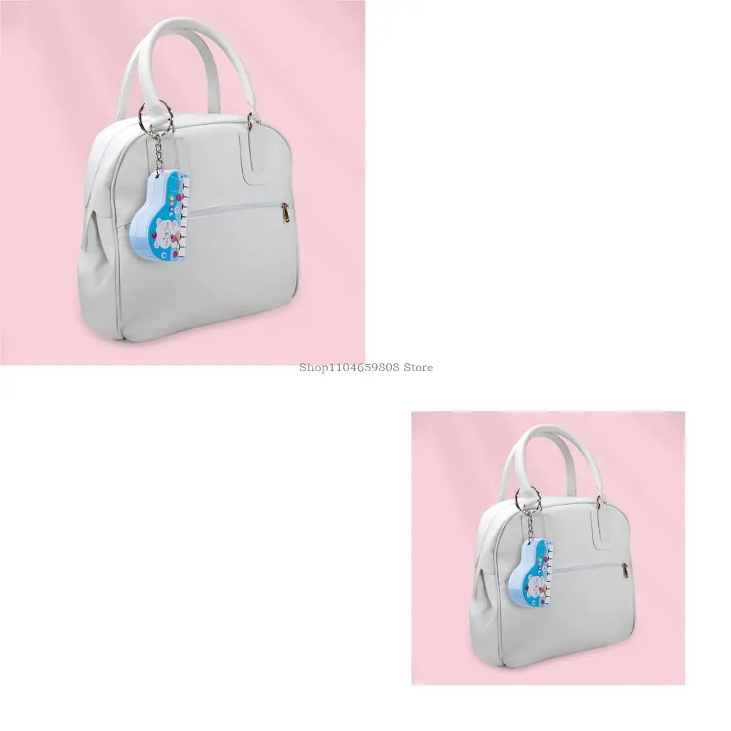 

Small Desktop Piano Keychain Music Game Machine Colorful Bag Pendant Children Educational Toy Piano Pendant