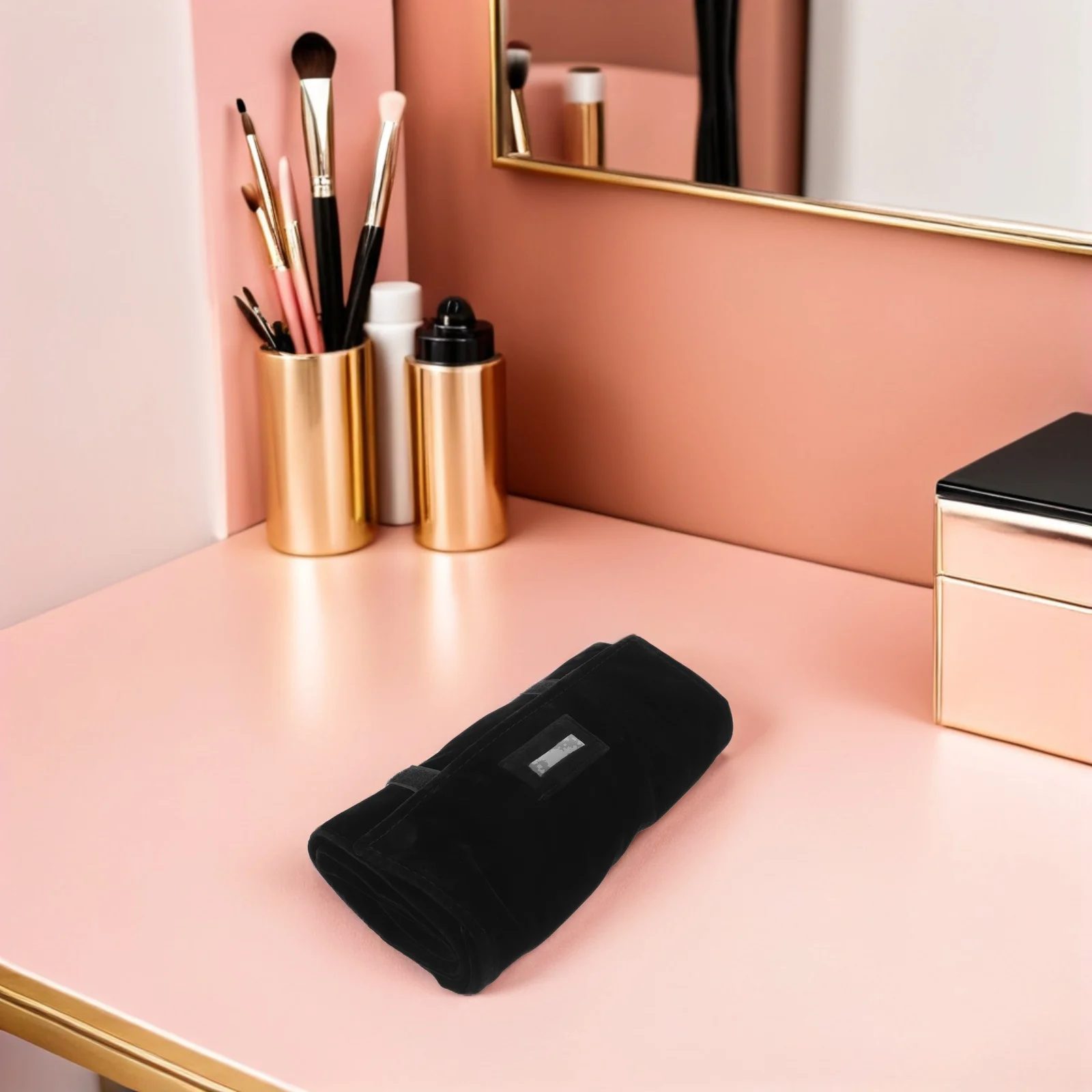 

Jewelry Organizer Roll Travel Pouch Compact Multi-Compartment Design for Rings Earrings Necklaces Watches Portable Storage Bag