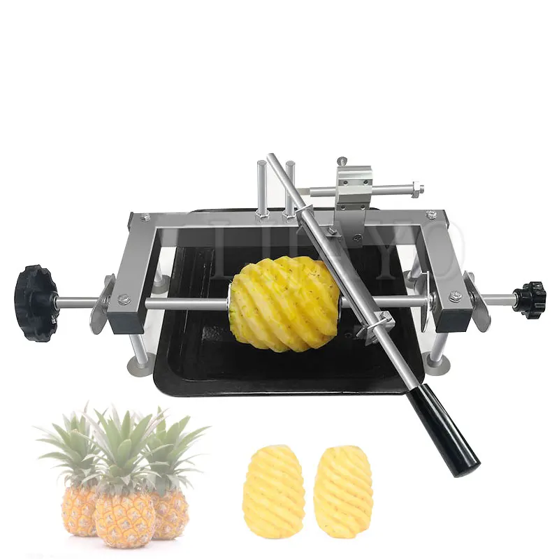 

Automatic Pineapple Eye Removal Knife Clip Set Tool Machine Stainless Steel Pineapple Knife Artifact Peeling Machine