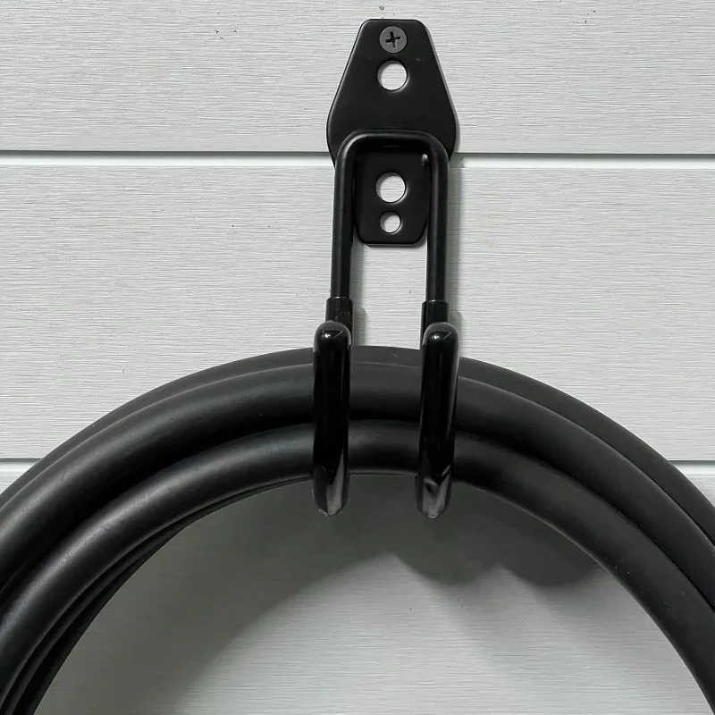 EV-Ladegeräthalter Wandmontage Ladekabel-Organizer Robuster Metall-Fahrradhaken Rutschfester Garagenhaken für Leitern und Werkzeuge – Detail 5