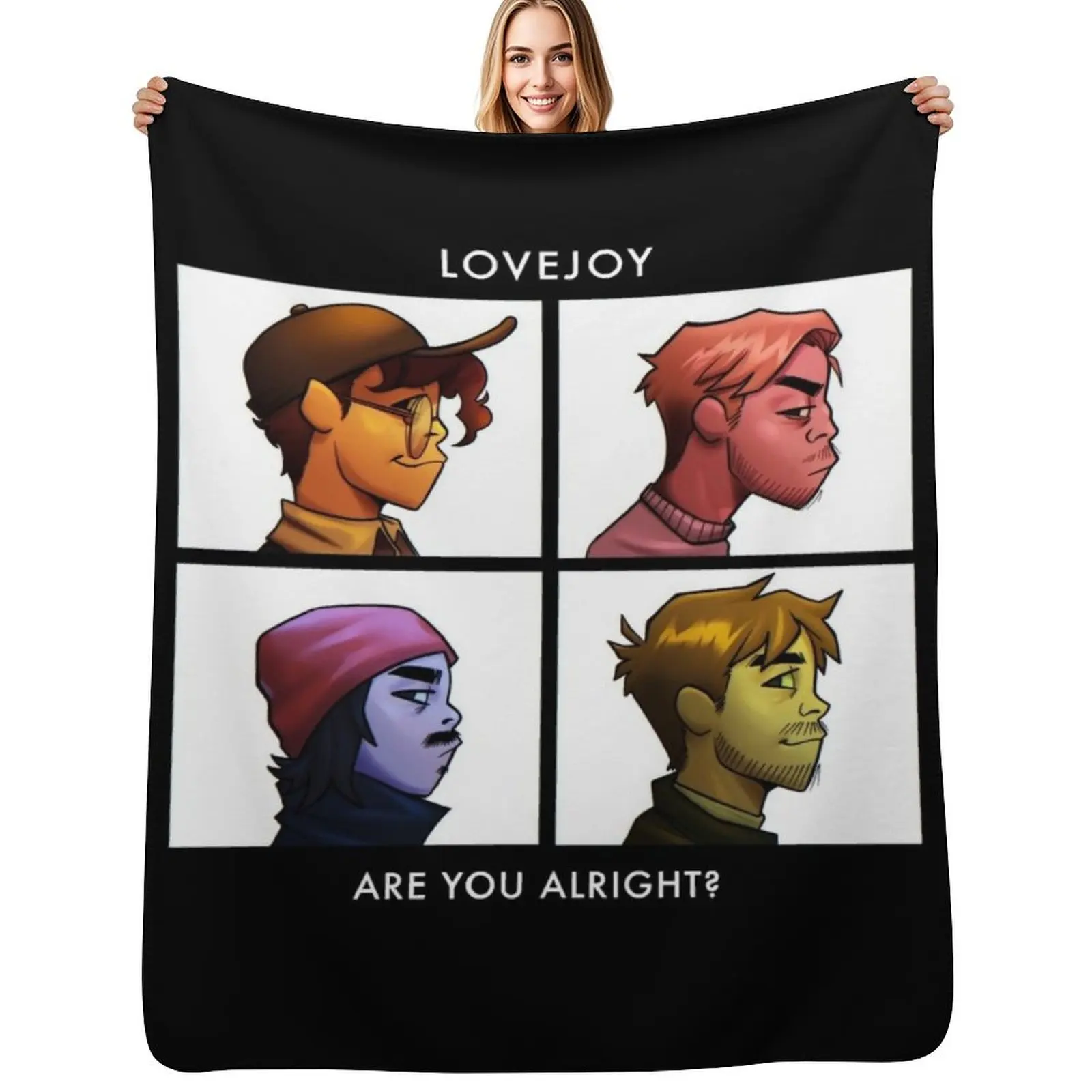 lovejoy band tshirt - lovejoy band hoodies - lovejoy band sticker Throw Blanket Extra Large Throw Sofa Furrys Loose Blankets