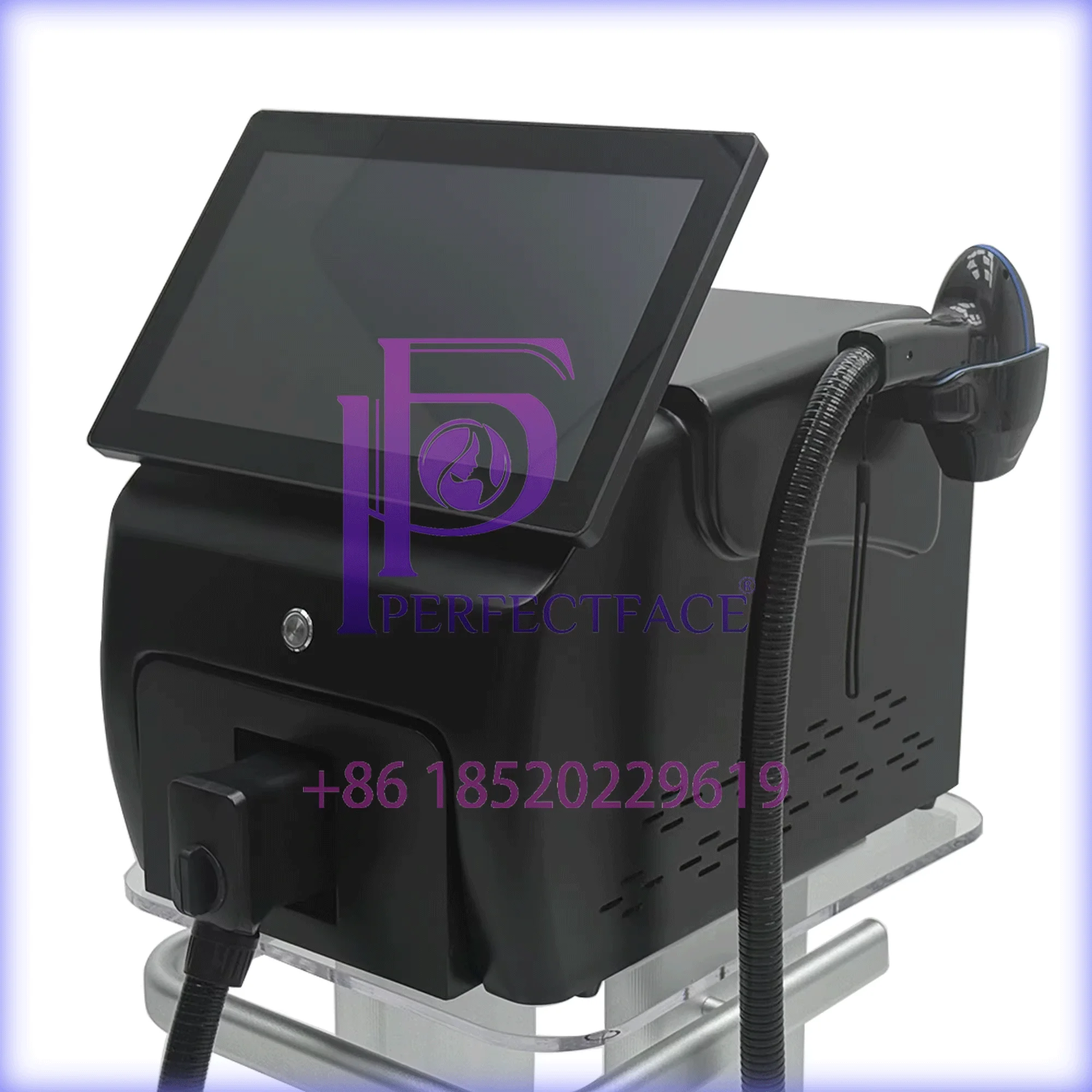 

Ice Platinum Diode Laser Hair Removal Device - 4 Wavelengths 808nm 755nm 940nm 1064nm TUV CE Certified Comfortable Painless Fast