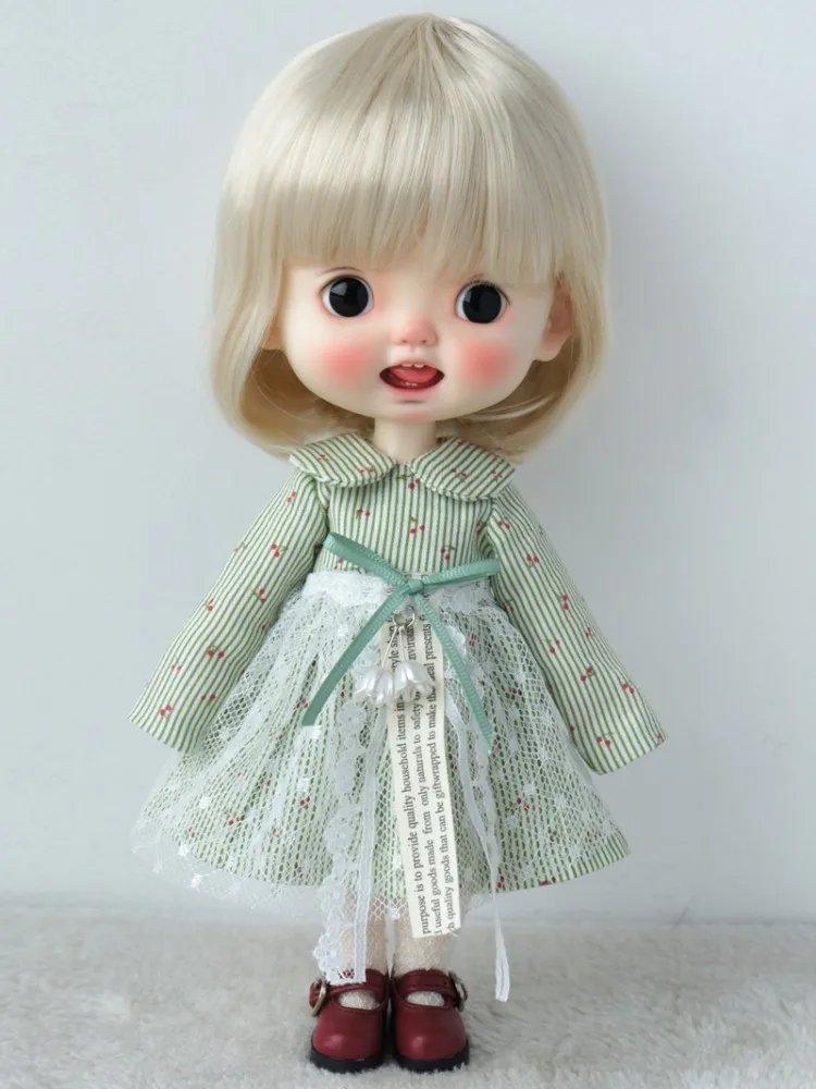 YOSD tenues Blythes vêtements OB22 OB24 Azone poupée chemise chapeau à longues oreilles jupe florale pantalons décontractés robe de mousson d'été