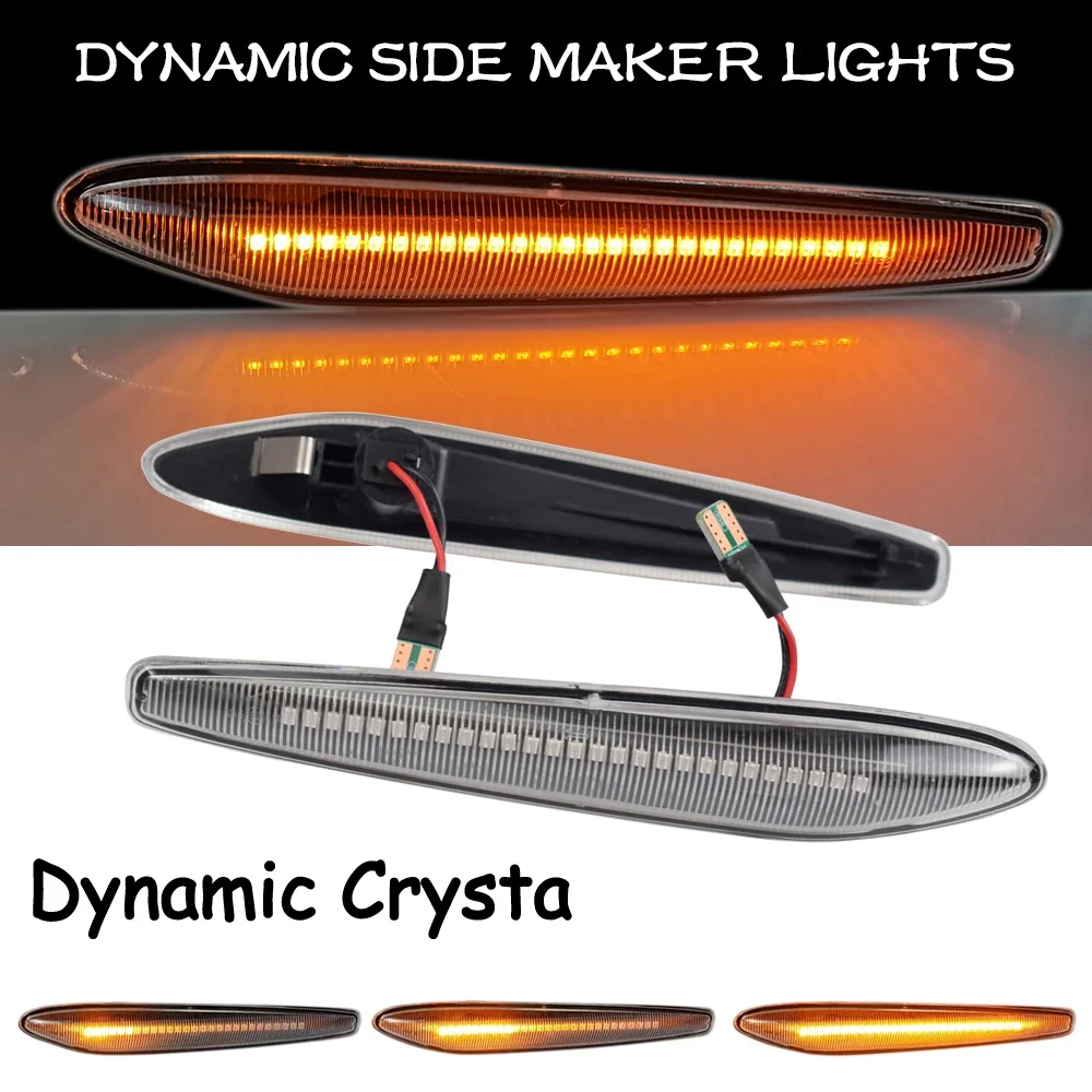 

Car Light Dynamic LED Side Marker Light Arrow Turn Signal Blinker Indicator Lamp