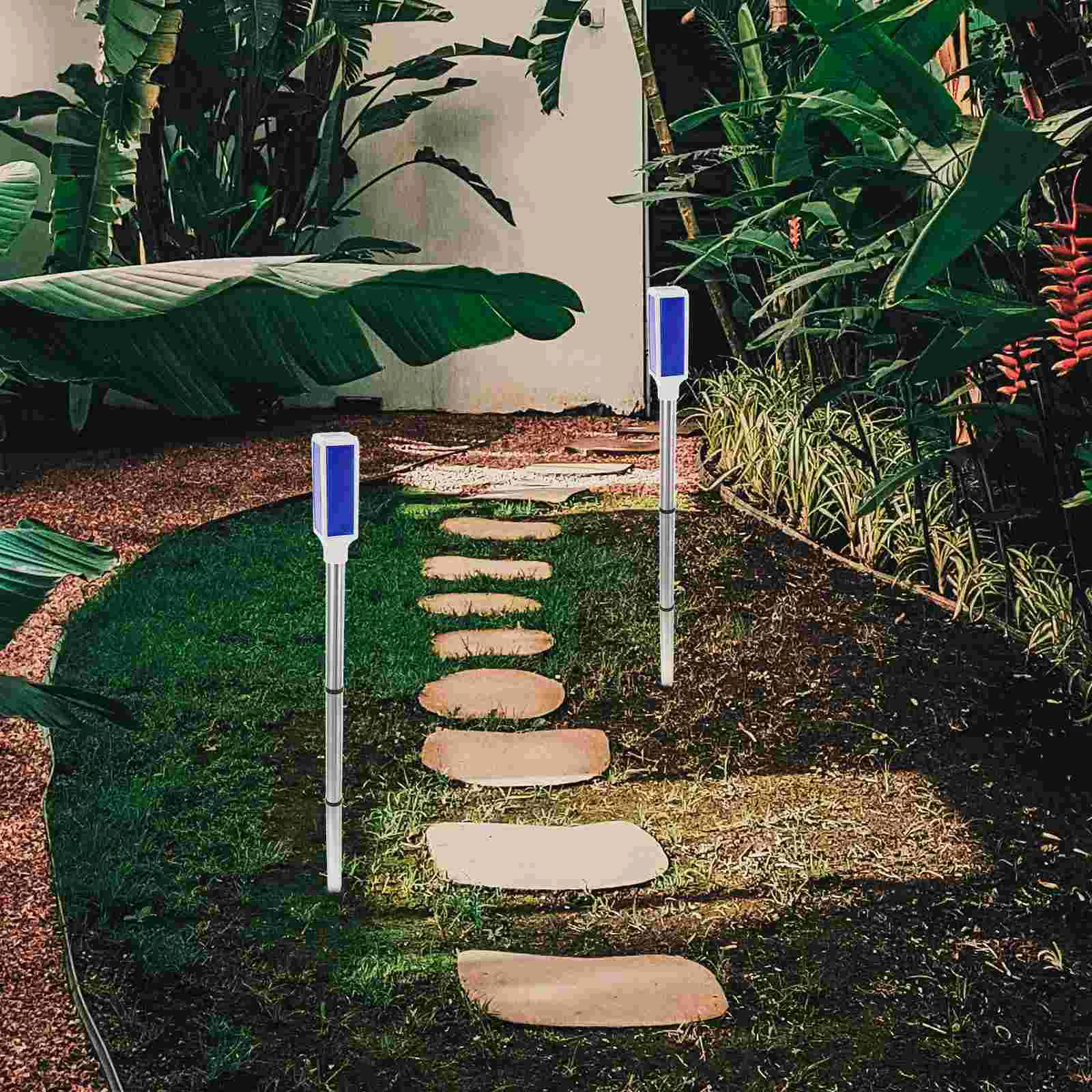 Solar Straßensperre Licht Auffahrt Marker Reflektierende Reflektor Lichter Signal LED Garten Reflektoren Landschaft