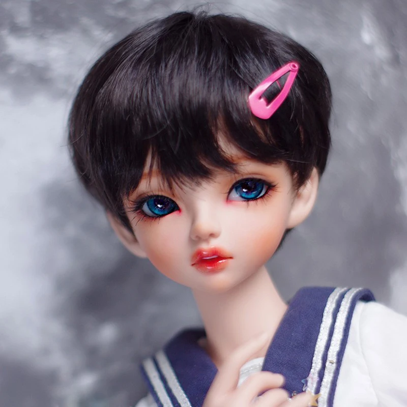 Top Quality 1/3 1/4 1/6 1/8 High Temperature Cute Short Style Wire Bjd Wig SD Hair