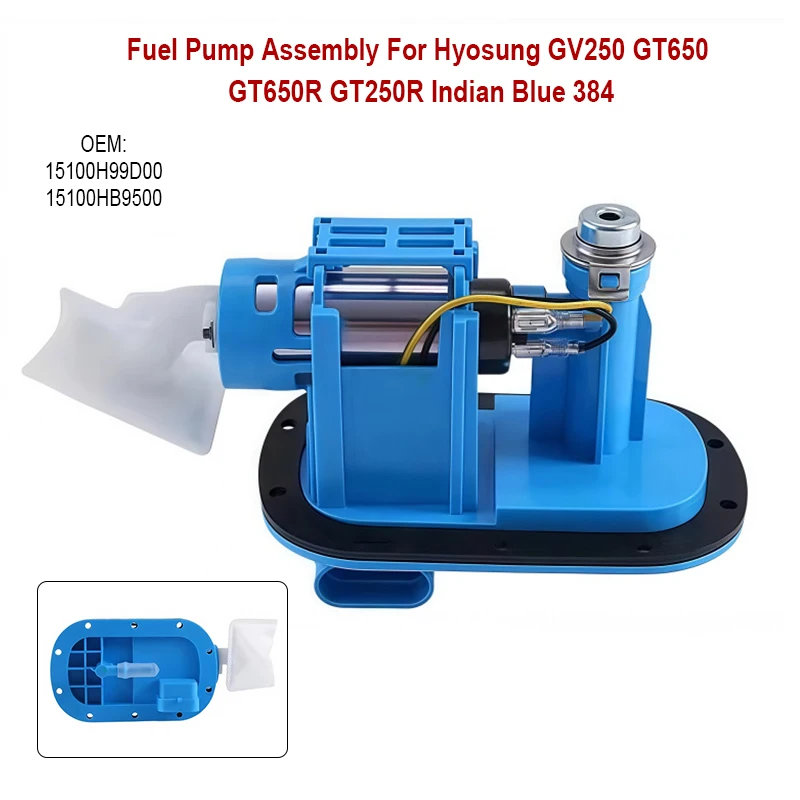 Motocycle Fuel Pump Module Assembly For Hyosung GT250R GV250 GT650 15100HB9500 15100H99D00 Indian Blue 384