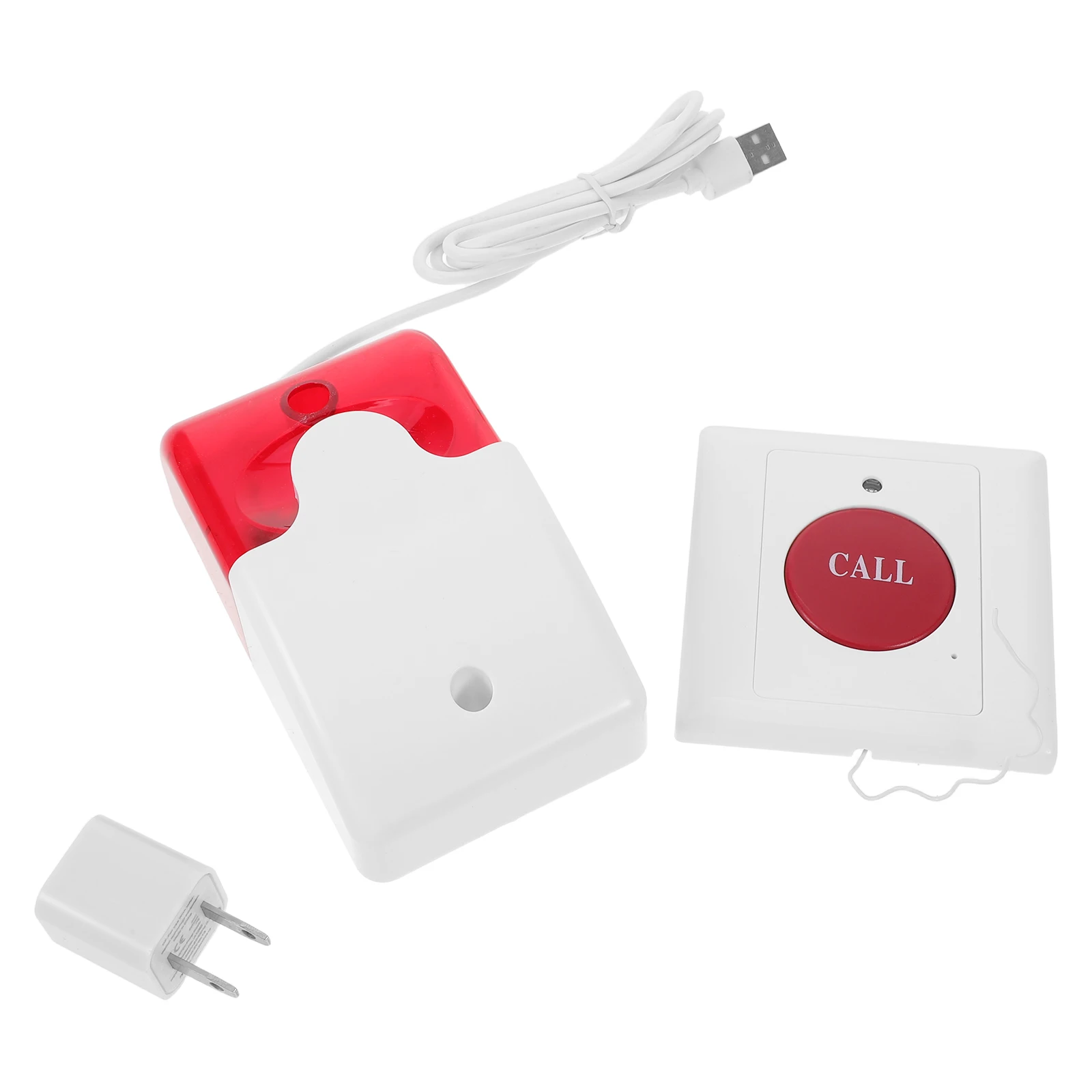 Wireless Alarm Button For Elderly Emergency Alert Device Dual Audiovisual Signal System Fall