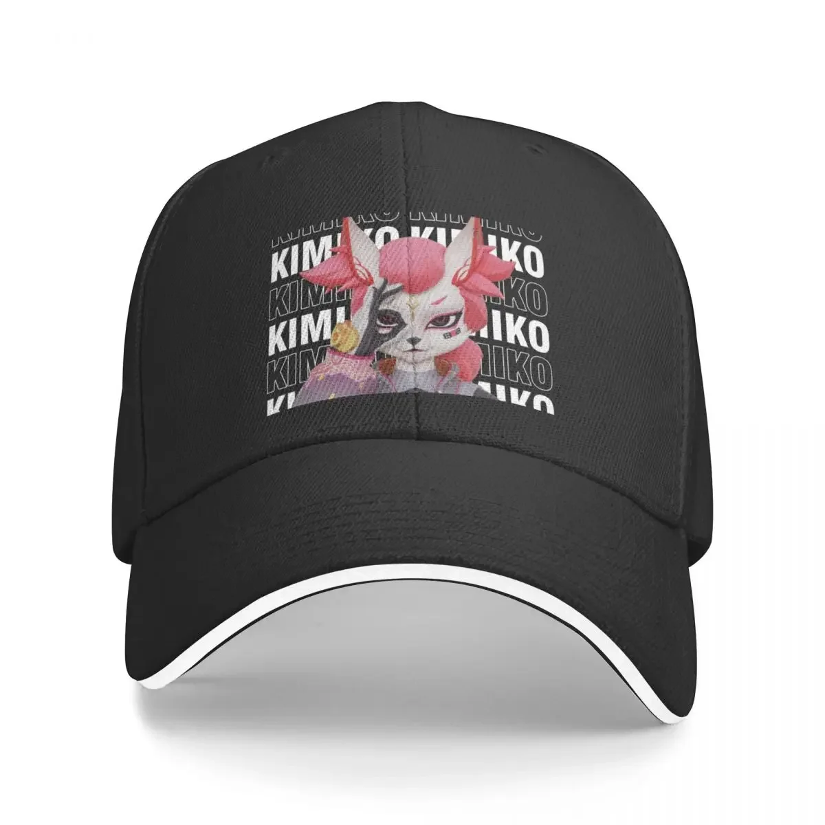 : Kimiko Five-Tails Typography Baseball Cap Visor New In Hat Caps For Women Men's