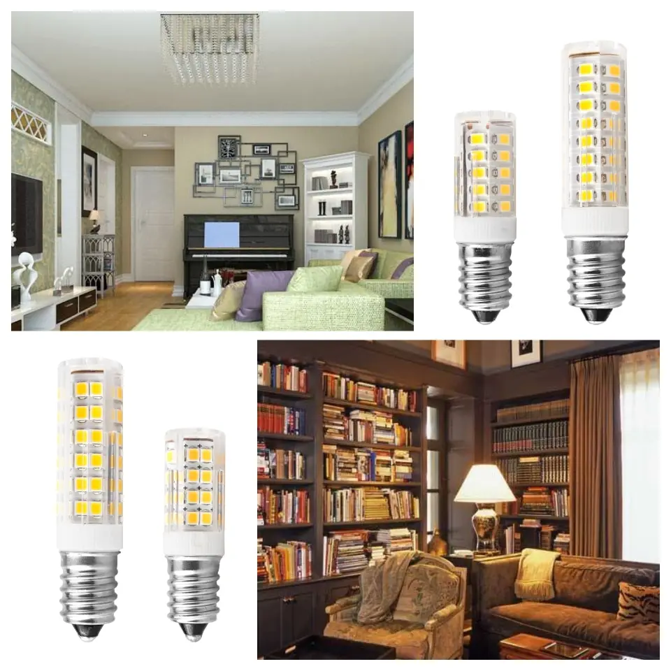 3W 5W 7W E14 Led Lamp Lamp 220V Mini Maïs Lamp 2835smd 360 Stralingshoek Vervangen Halogeen Kroonluchter Verlichting Koelkast Lamp