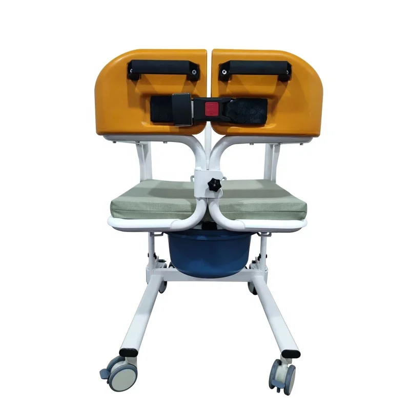 Wheelchair Toilet Commode Chair Patient Lifting Transfer Chair For Elderly And Disabled