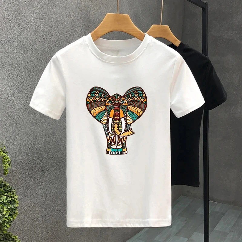 

Thailand Elephant for Women T-shirt Creativity Printing Summer Tees Brand Tops Graphic T Shirts Women Clothing Summer Streetwear