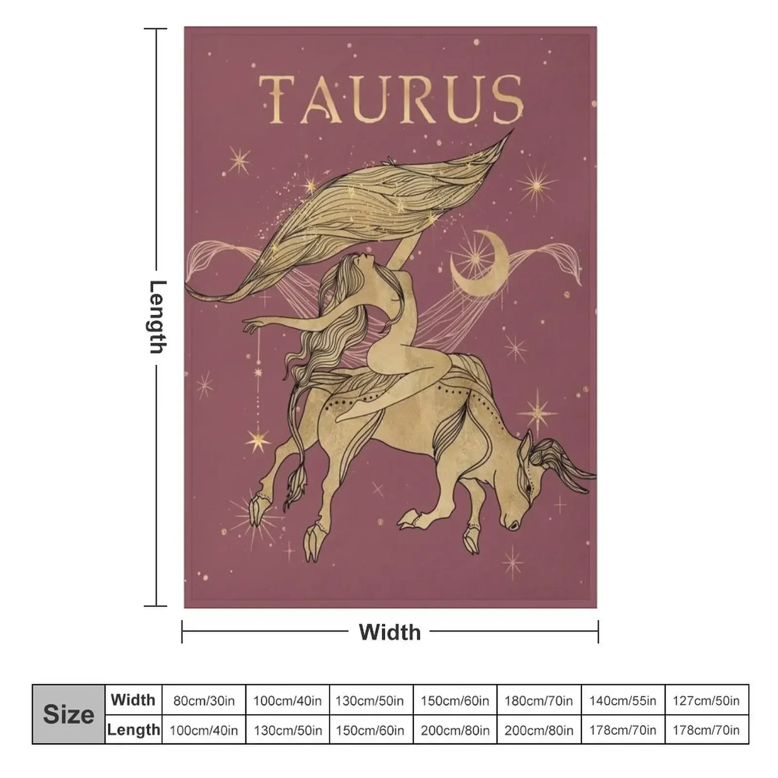 Taurus zodiac woman Throw Blanket Decoratives Sofa Blankets