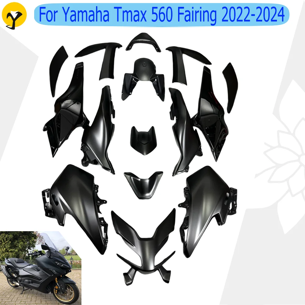 Motorcycle Full Surround Fairing Conversion Kit For Yamaha Tmax 560 2022 2023 2024 Body Trim Housing Accessories TMAX560 Kits