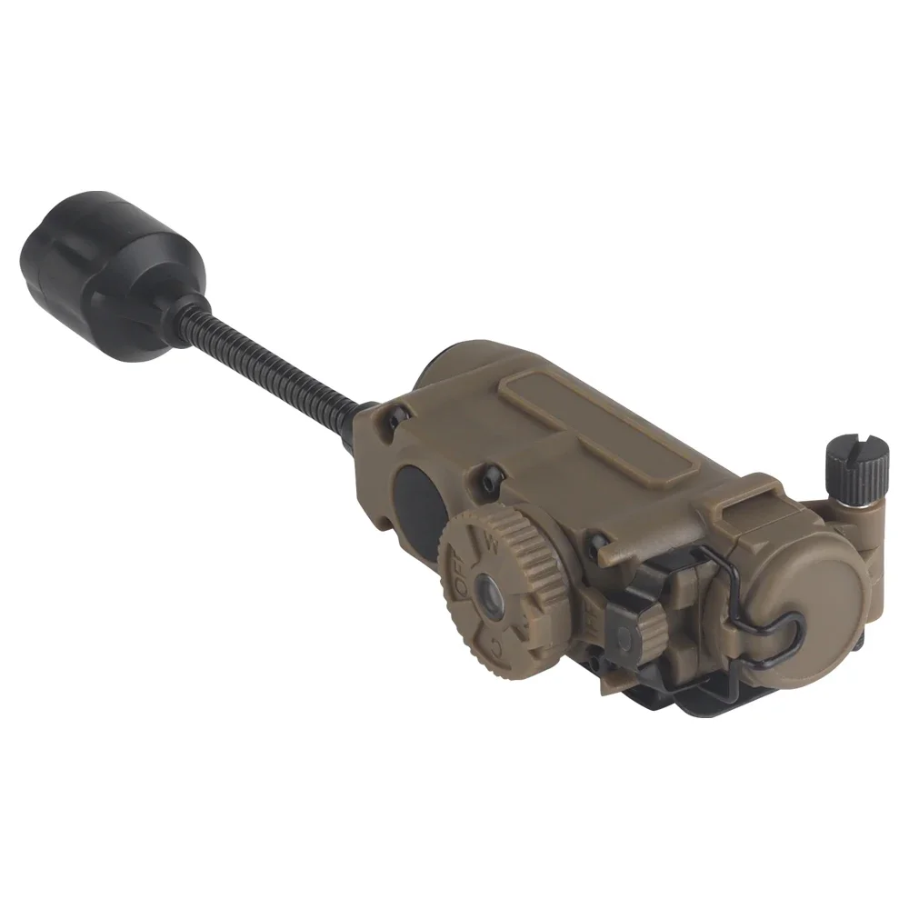 Lampu Helm Sidewinder Lampu Strobo Taktis IR dan Kepala Senter Lampu IFF Lampu LED Tambahan Berburu Memancing