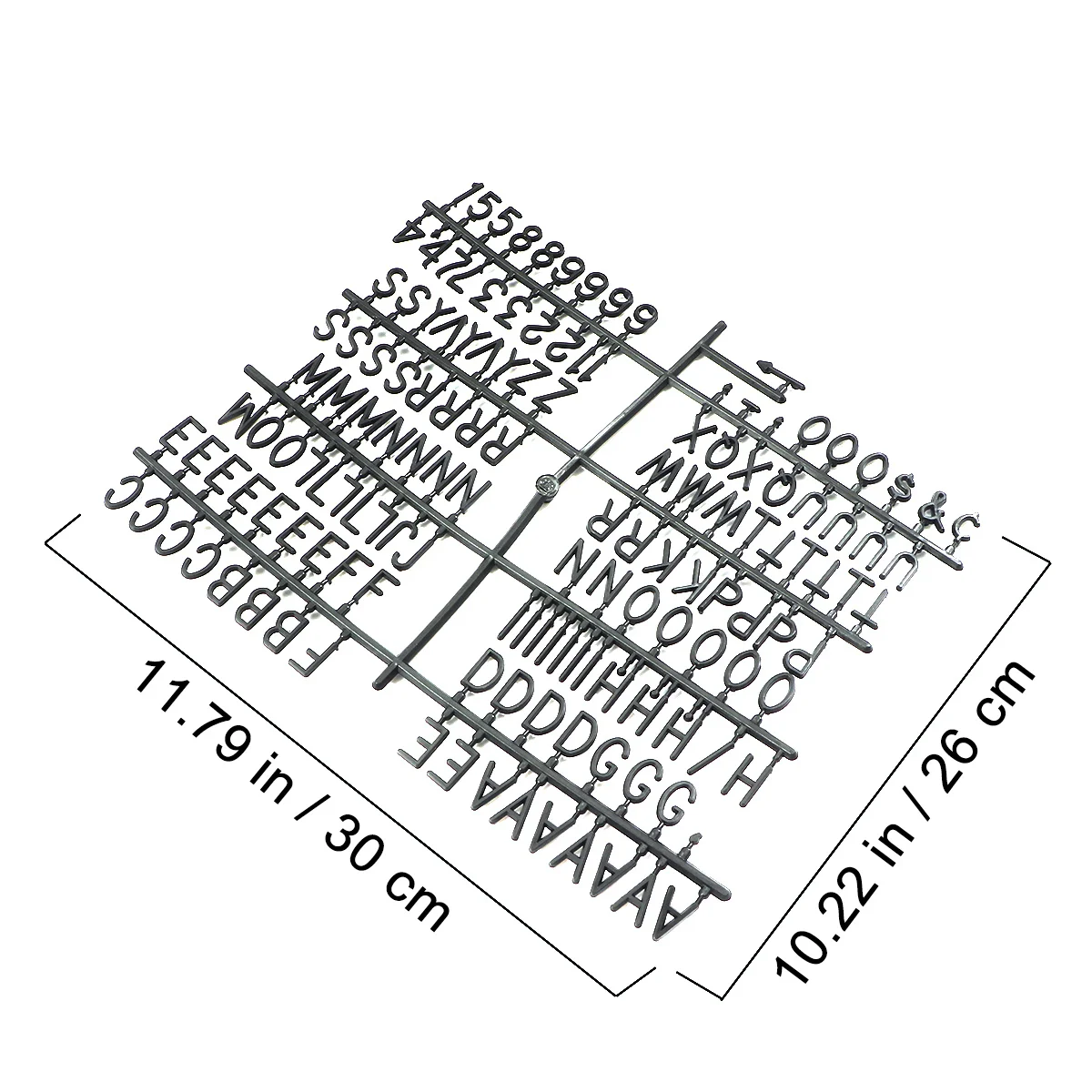 مجموعة حروف بلاستيكية مكونة من 5 قطع باللون الأسود خفيفة الوزن للمنزل والمكتب والمقهى تستخدم لوحة رسائل قابلة للتحويل ولوحة حروف اللباد