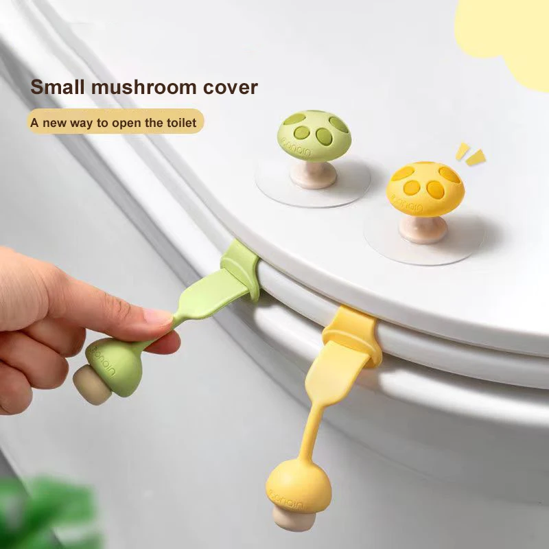 

Toilet Lid Lifting Device Creative Lift Toilet Ring Handle Anti-Dirt Handle Silicone Handle Lid Lifting Device Toilet Opener