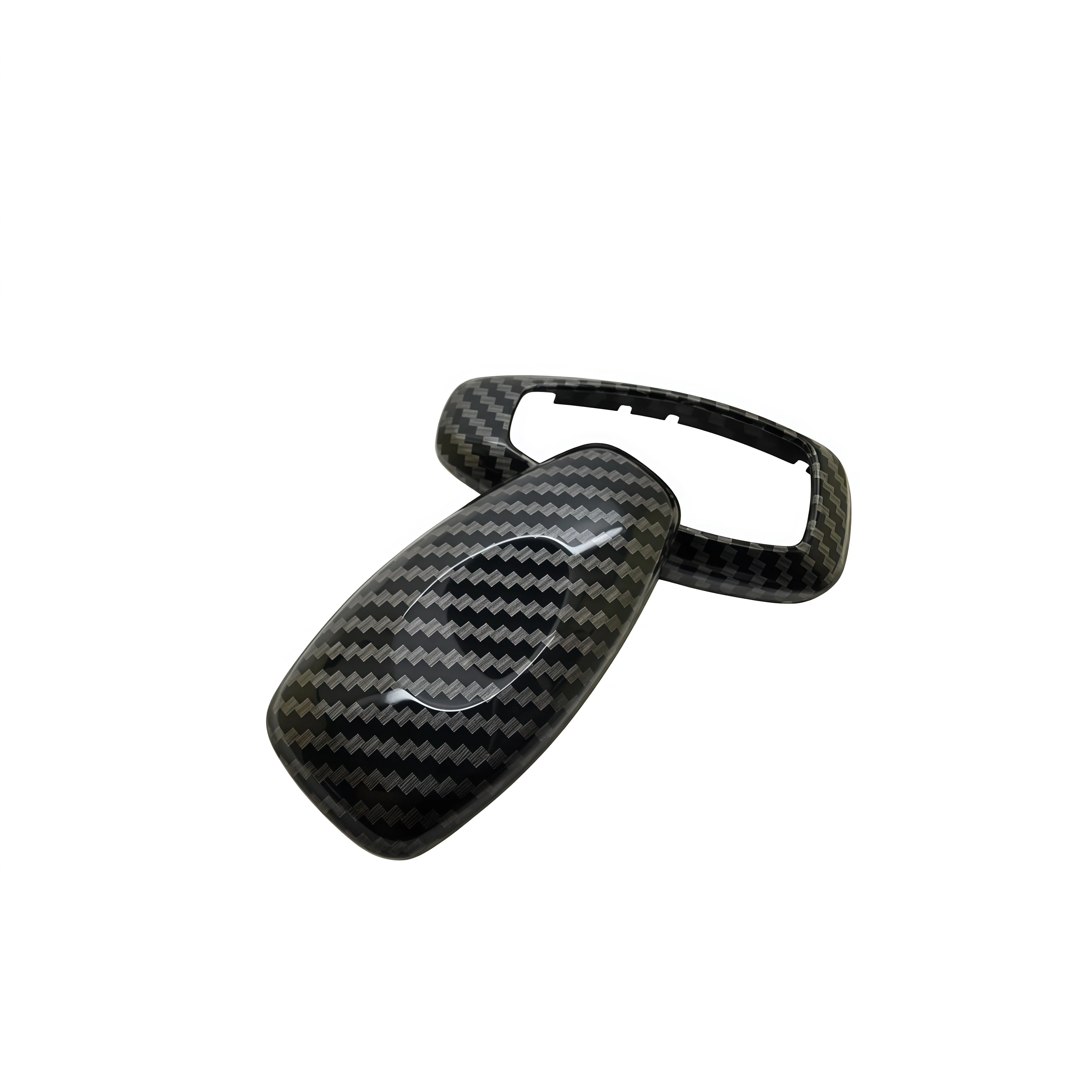 

2PC Carbon Fiber Surface Hard Plastic Key Shell Car Key Case for Ford Focus 3 4 ST Mondeo MK3 MK4 Fiesta Fusion Kuga