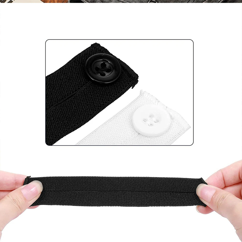 

20pcs Pants Button Extender for Jeans Trousers Women Dress Shirt Collar Mens Clothing Expansion Buckle Lightweight Durable jean