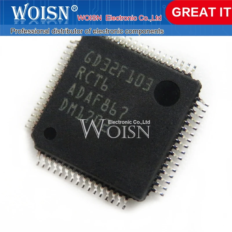 

5PCS GD32F103RCT6 GD32F103 LQFP-64