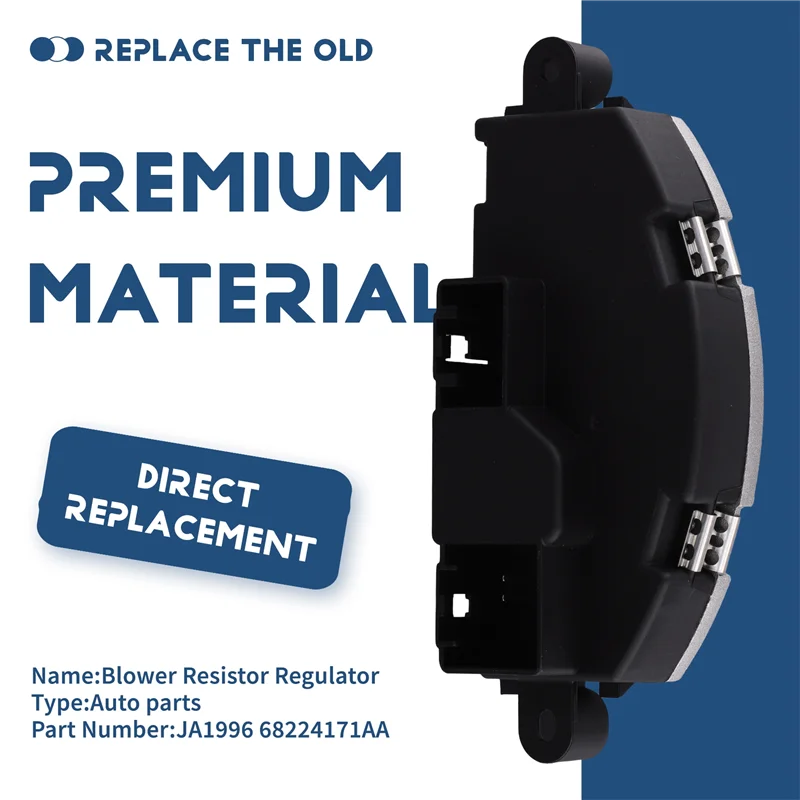 

Regulator Resistor Blower JA1996 68224171AA For Cadillac Dodge Chrysler Challenger Charger Durango Jeep Grand Cherokee