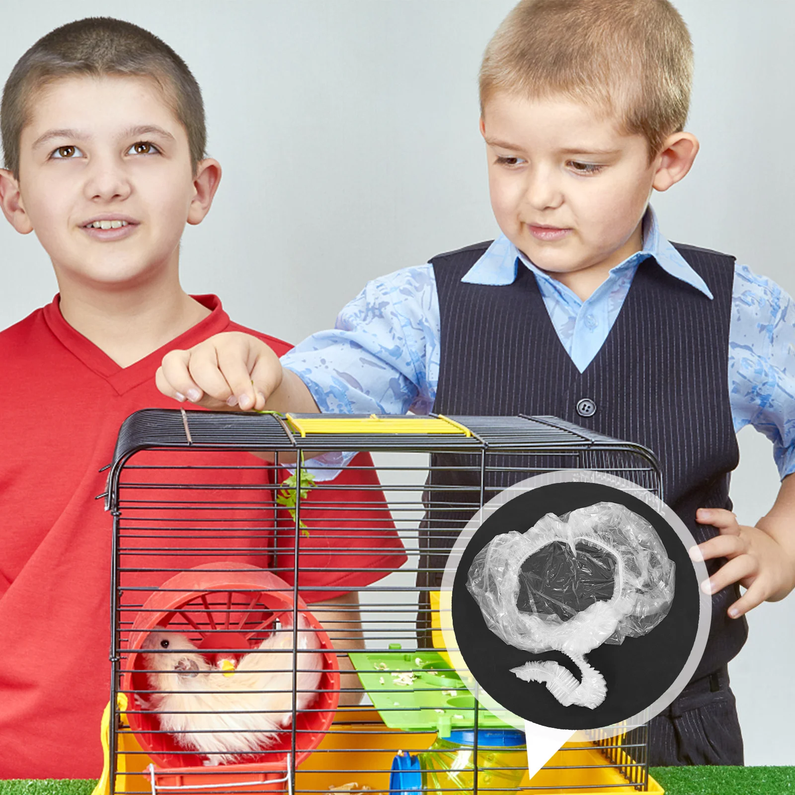 

50pcs Rabbit Liners Disposable Waterproof Plastic Cage Tray Cover For Hamster Guinea Pig Bunny Chinchilla Hedgehog Pet Cage