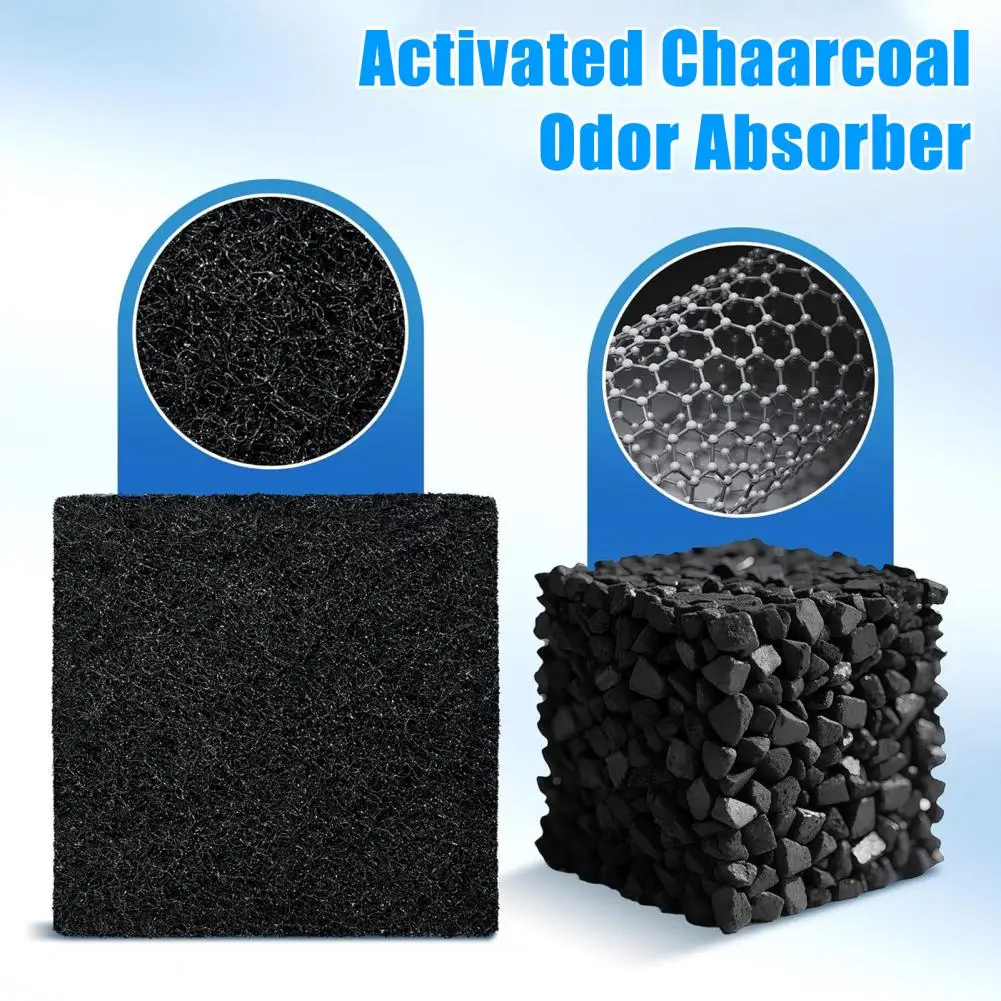 20/40 Uds EKO cubo de basura filtro núcleo carbón activado absorción de olores recargas cocina contenedor eliminador de olores desodorante reemplazar