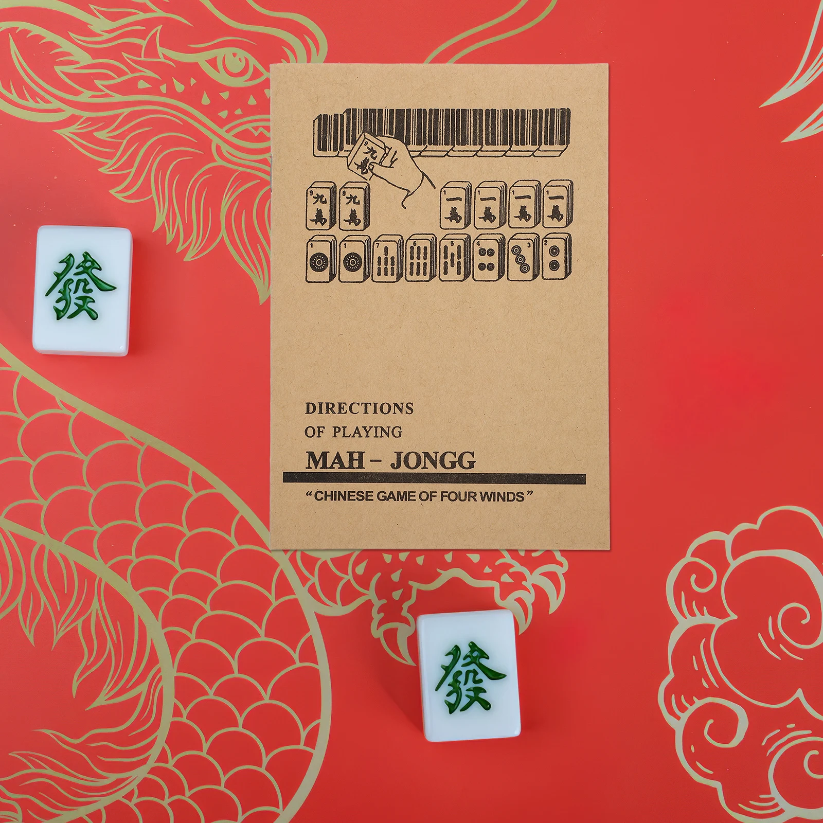 

Mahjong Instruction Chinese Chinese Mahjong Learning Manual Learning Guide Book Rule Techniques Strategies Entertainment Game