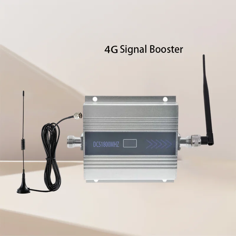 1 Set DCS1800MHZ 4G LTE Repeater Signal Internet Amplifier Mobile Home Signal Booster Reinforced  Network Reception Amplifier