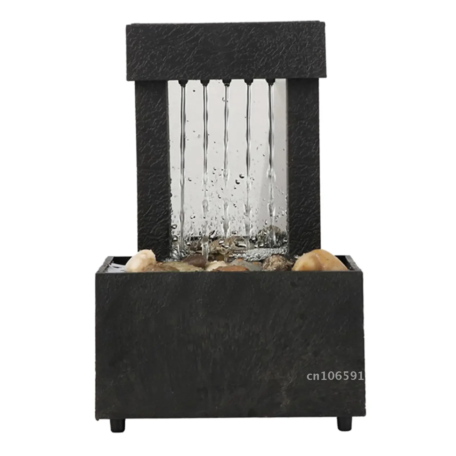 Fountain Waterfall Fountain Zen Feature Indoor Meditation Waterfall Table