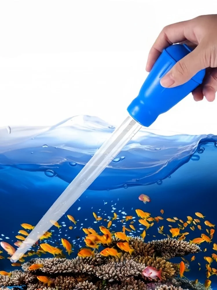 AliExpress NONE Fish Tank Straw Effective Cleaning Straw Aquarium Gravel Cleaning Tool Waste Remover with Extended Siphon Pump Cleaning Supplies