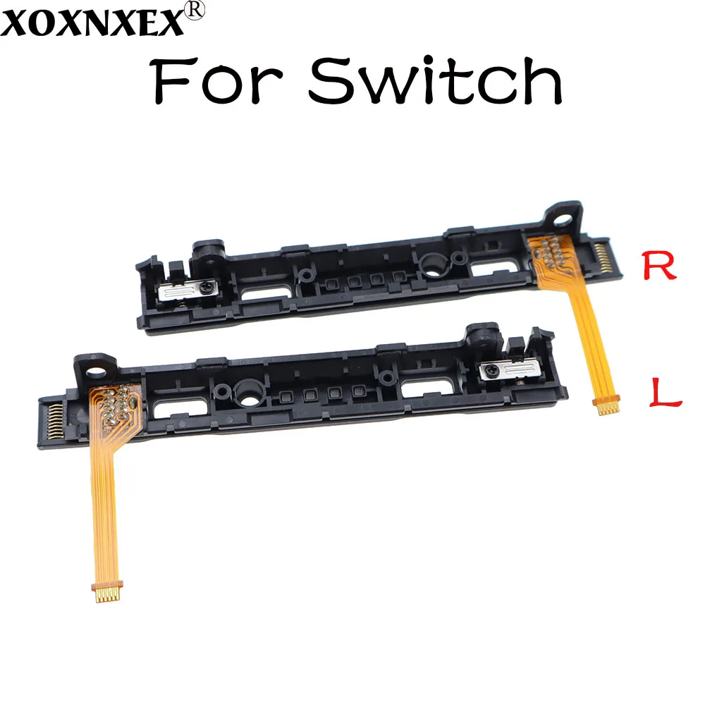 Original ซ้ายขวา TRACK Slider FLEX CABLE Strip สําหรับ NS Nintendo SWITCH Joy-CON อะไหล่ L R สวิทช์ปุ่มกลางผู้ถือ