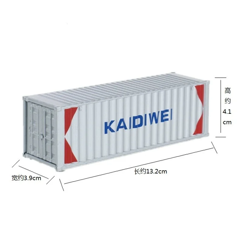 1:50 Alloy Container Model Kaidiwei Transport Vehicle Toy Static Model