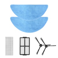 ILIFE G9/G9PRO/V9/V9PRO Accessories Pack, Including 2 Cleaning Cloths, 2 Side Brushes, 1 HEPA Filter, 1 Mesh Filter