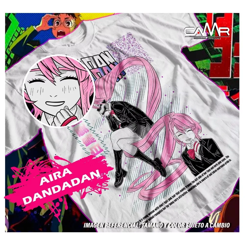 Dandadan T-Shirt Shiratori Aira Cosplay Anime Gift Exclusive Shirt Shirts for Women  Women Clothing  Gothic  Harajuku